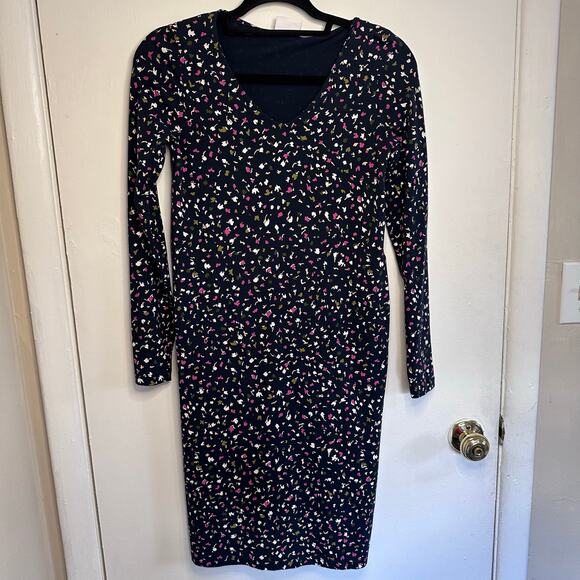 Mamalicious long sleeve black Jess maternity dress size xs - Picture 2 of 5